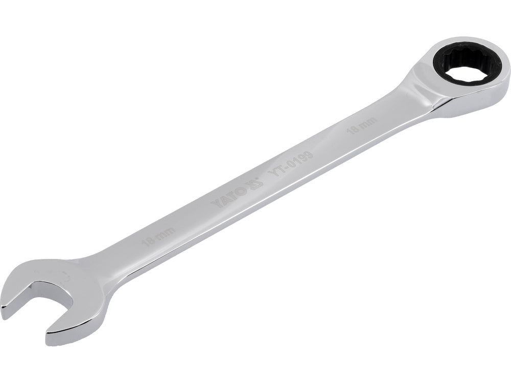 COMBINATION RATCHET WRENCH, 18MM (YT-0199)