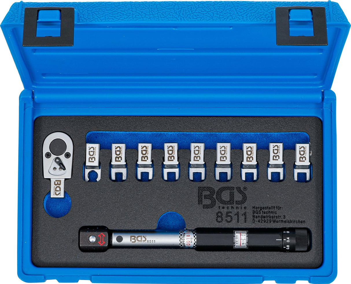 SPOKE TORQUE WRENCH | INTERCHANGEABLE HEADS | 3 - 15 NM (8511)