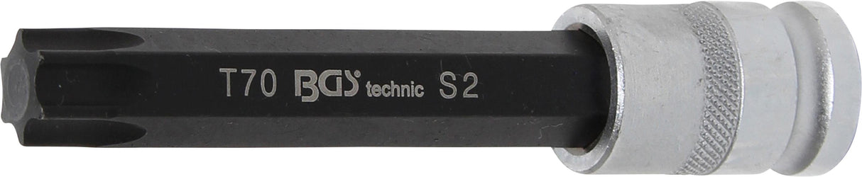 BIT SOCKET | LENGTH 120 MM | 12.5 MM (1/2") DRIVE | T-STAR (FOR TORX) T70 (5003)