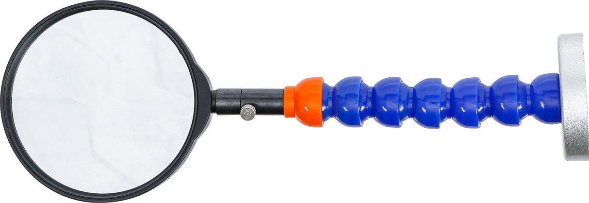 MAGNIFIER WITH FLEXIBLE ARM AND MAGNETIC FOOT (8372)