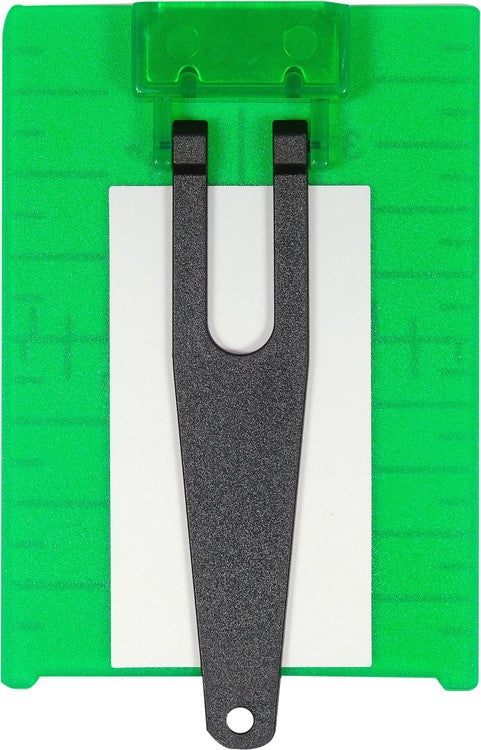 LASER TARGET CARD GREEN WITH MAGNET (YT-30465)