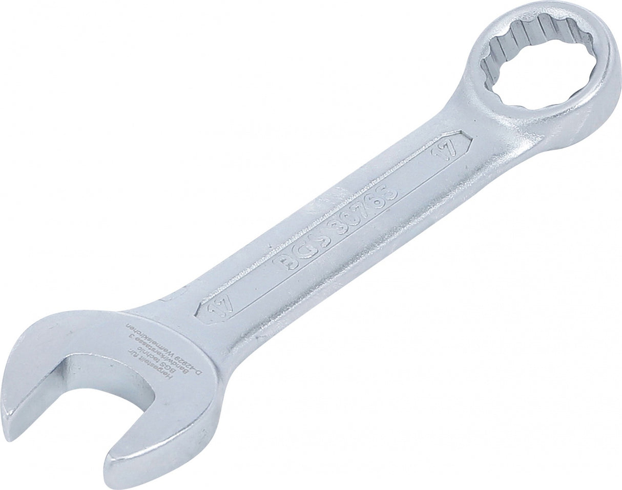 COMBINATION SPANNER | EXTRA SHORT | 17 MM (30765)