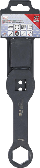 SLOGGING RING SPANNER | HEXAGON | WITH 2 STRIKING FACES | 27 MM (35357)