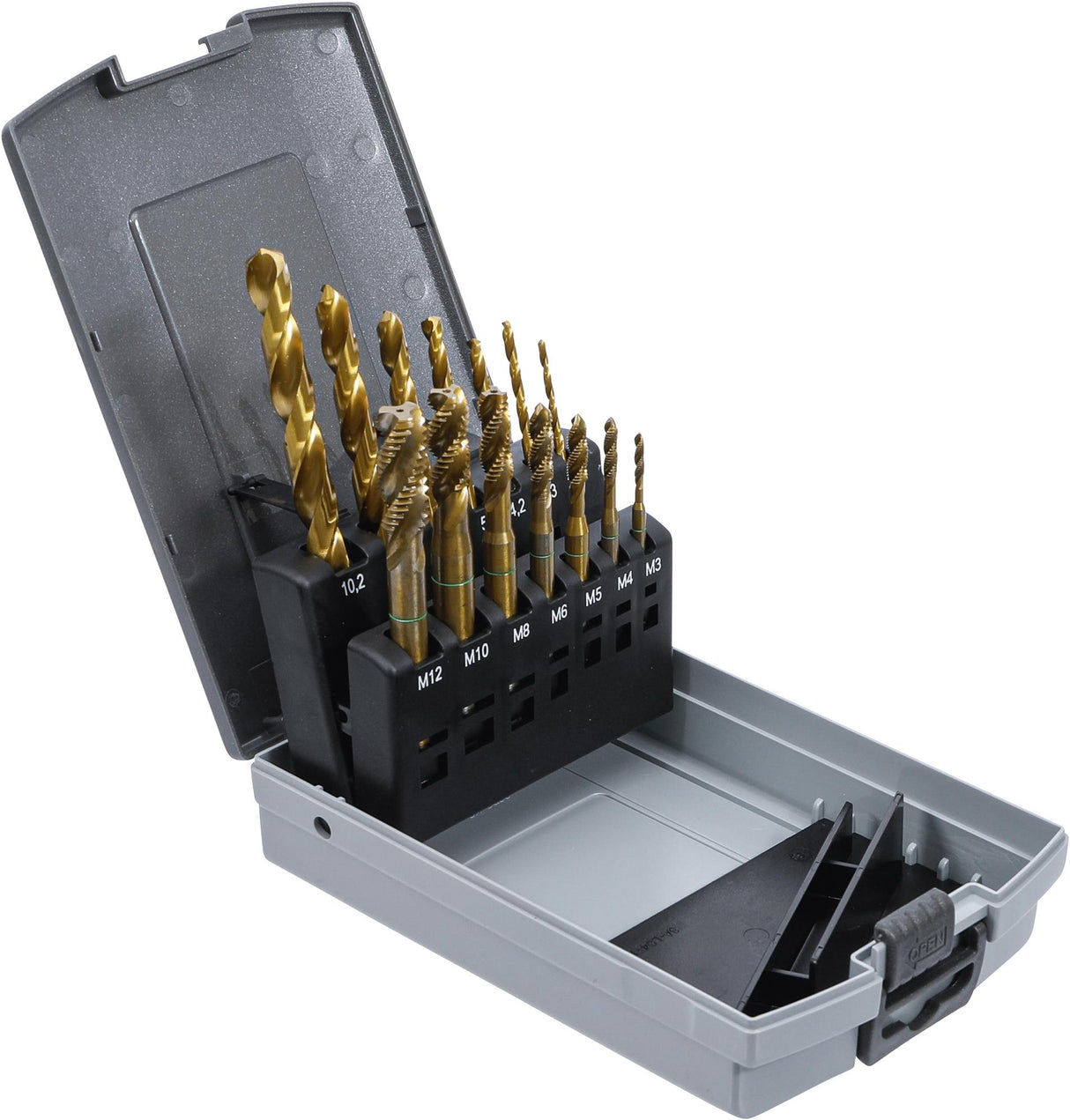 TWIST DRILL / TAP SET | 14 PCS. (9296)