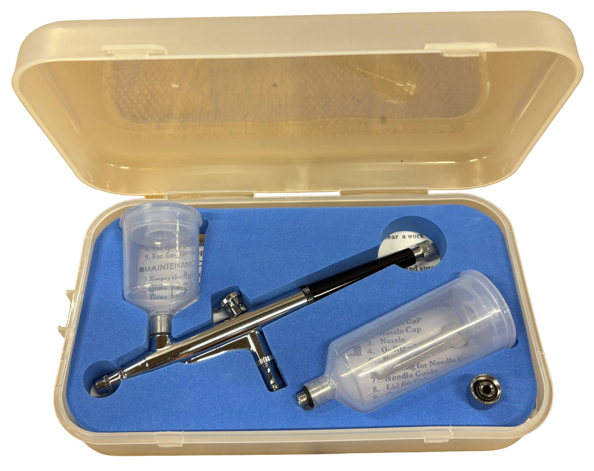 GRAVITY FEED AIRBRUSH SET | DOUBLE ACTION (AB4A)