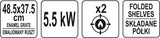 GAS GRILL BAVEN, 2 BURNERS, 5,5KW (99644)