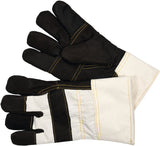 INSULATED COTTON-LEATHER GLOVES (74003)