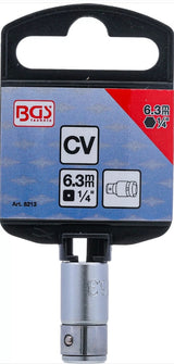 BIT ADAPTOR WITH RETAINING BALL | 6.3 MM (1/4") DRIVE | INTERNAL HEXAGON 6.3 MM (1/4") (8213)