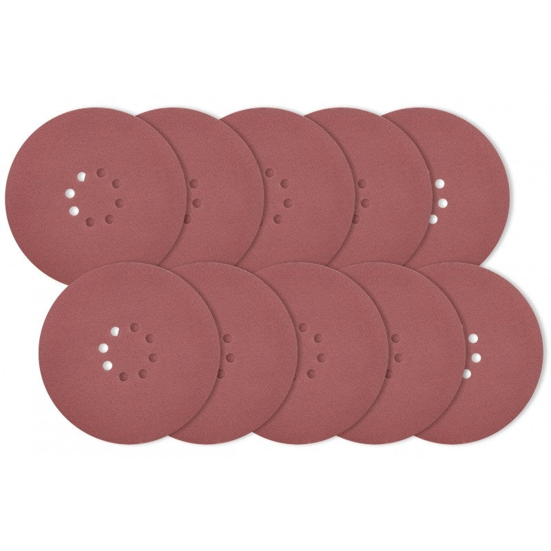 SANDING PAPER (VELCRO) FOR DRYWALL SANDER | WITH HOLES | 225 MM / P150 | 10 PCS. (PD225150S)