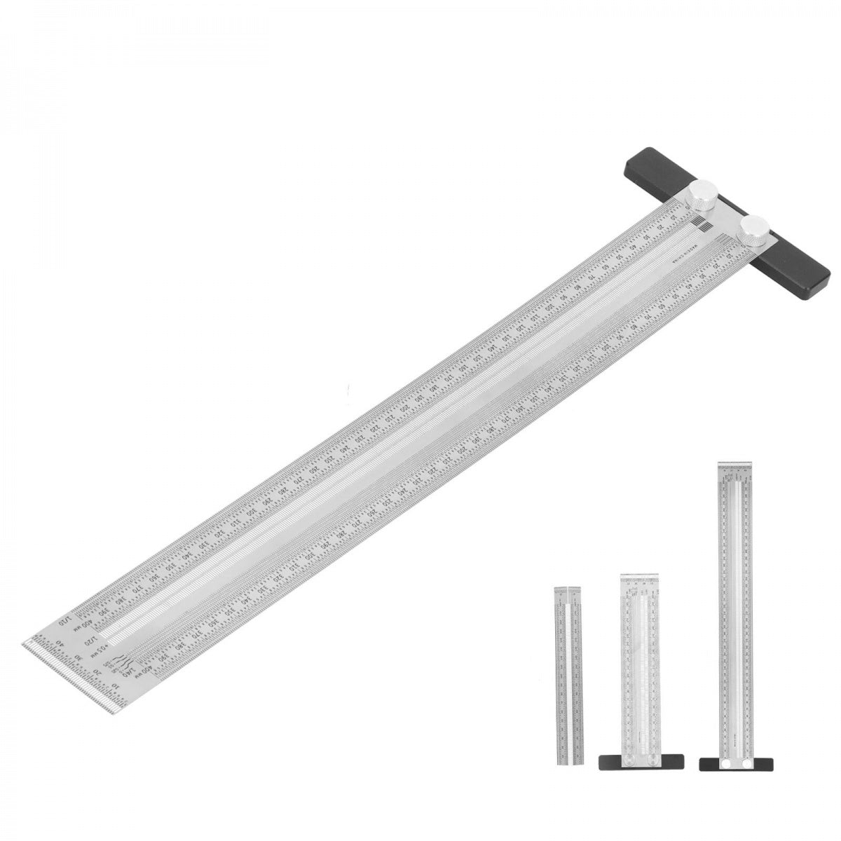 MARKING / SCRIBING RULER | STAINLESS STEEL | T-SHAPED | 400 MM (SR400)