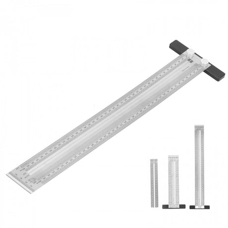 MARKING / SCRIBING RULER | STAINLESS STEEL | T-SHAPED | 400 MM (SR400)
