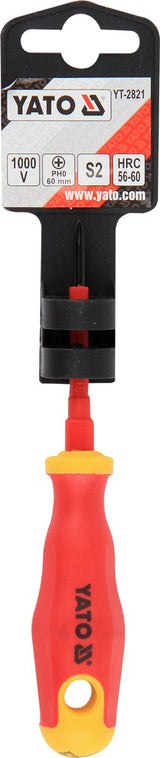 INSULATED SCREWDRIVER 1000V PH0X60MM (YT-2821)