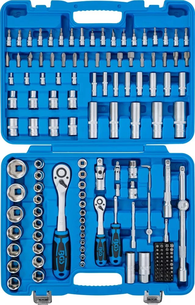 SOCKET SET | 6.3 MM (1/4") + 12.5 MM (1/2") DRIVE | 108 PCS. (2298)