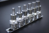 BIT SOCKET SET | 12.5 MM (1/2") DRIVE | INTERNAL HEXAGON 6 - 14 MM | 6 PCS. (8887)