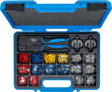 CRIMPING PLIERS SET | WITH 2 PAIRS OF JAWS | WITH CABLE LUG ASSORTMENT | 1000 PCS. (1411)