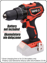 DRILL DRIVER 18V BL MOTOR 42NM - BODY (YT-82795)