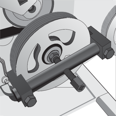 PULLER FOR RIBBED DRIVE PULLEY (YT-25480)