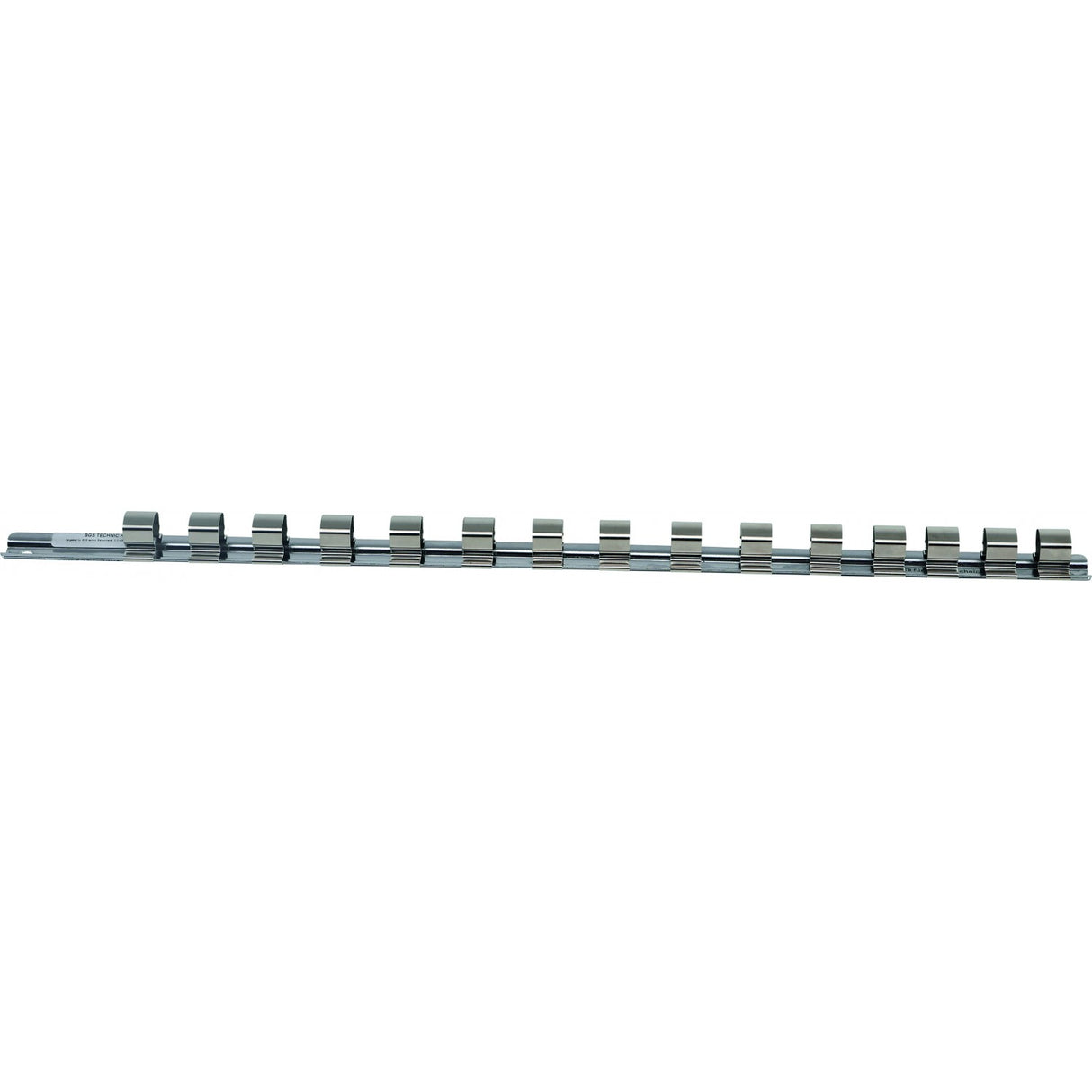 SOCKET RAIL WITH 15 CLIPS | 12.5 MM (1/2") (2540)