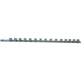 SOCKET RAIL WITH 15 CLIPS | 12.5 MM (1/2") (2540)