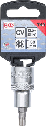 BIT SOCKET | 12.5 MM (1/2") DRIVE | T-STAR TAMPERPROOF (FOR TORX) T40 (4326)