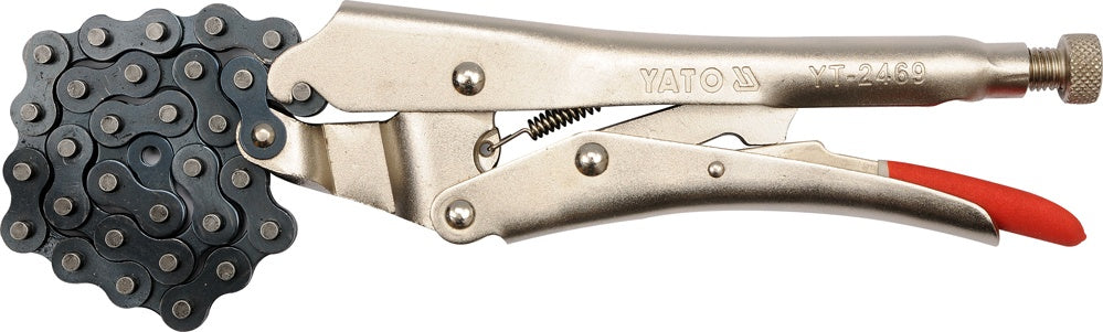 LOCKING PLIERS W. CHAIN 10" (250MM) (YT-2469)