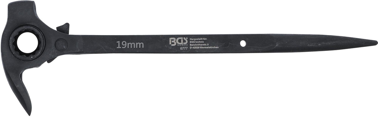 SCAFFOLDING RATCHET | 4-IN-1 | 19 X 22 MM (6777)