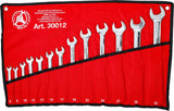 RATCHET COMBINATION WRENCH SET | FLEXIBLE HEADS | 8 - 32 MM | 13 PCS. (30012)