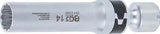 SPARK PLUG SOCKET, 12-POINT, WITH RETAINING SPRING | 10 MM (3/8") DRIVE | 14 MM (2390)