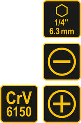 TWO-WAY SCREWDRIVER PH2X6MM (64952)