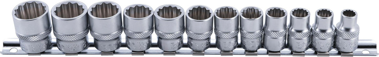 SOCKET SET, 12-POINT | 10 MM (3/8") DRIVE | 8 - 19 MM | 12 PCS. (9105)