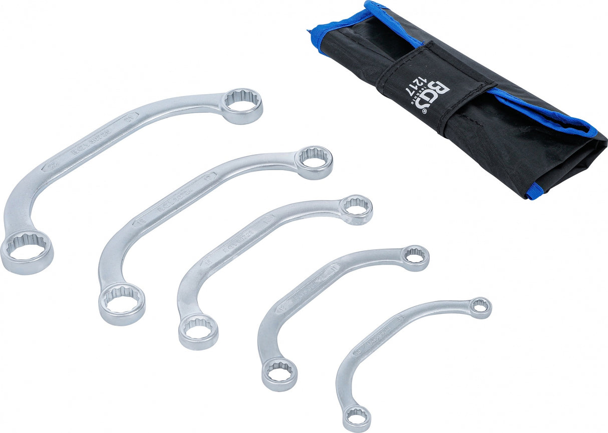 OBSTRUCTION RING SPANNER SET | 8X10 - 21X22 MM | 5 PCS. (1217)