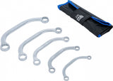 OBSTRUCTION RING SPANNER SET | 8X10 - 21X22 MM | 5 PCS. (1217)