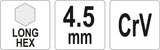 HEX KEY LONG  4,5 MM (YT-05435)