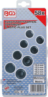 PLASTIC PLUG ASSORTMENT | 58 PCS. (9406)