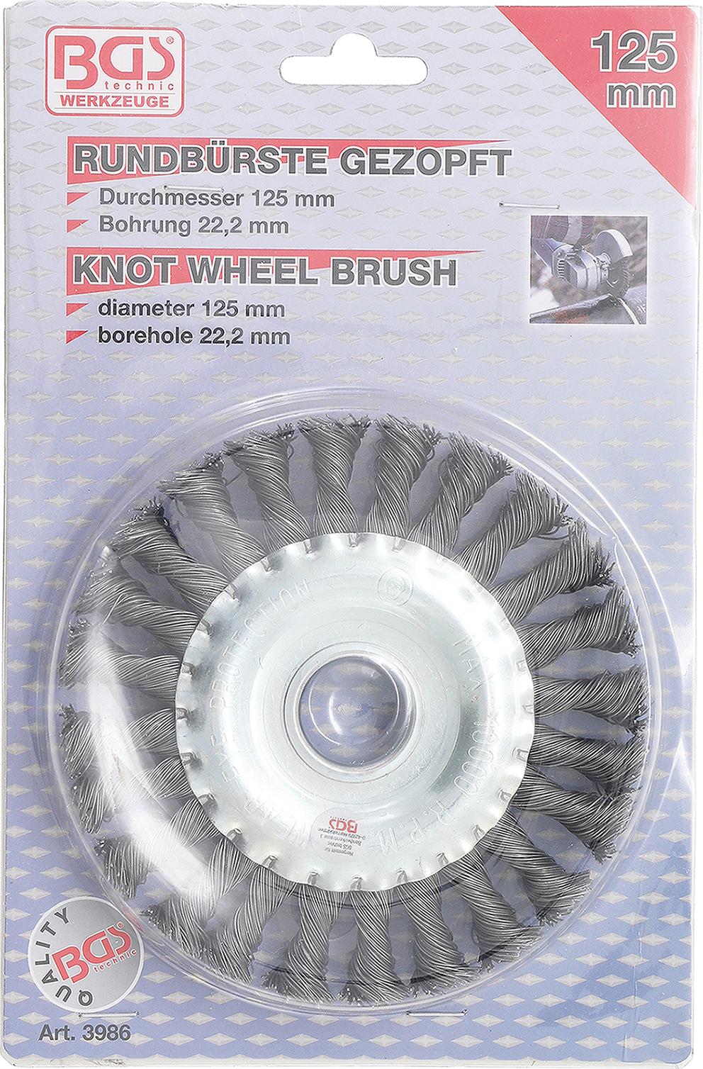 DISC BRUSH / KNOTTED ROUND BRUSH | Ø 125 MM (3986)