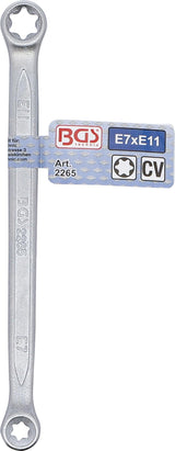 DOUBLE RING SPANNER WITH E-TYPE RING HEADS | E7 X E11 (2265)