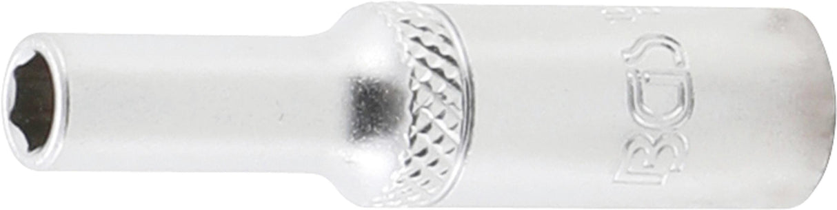 SOCKET, HEXAGON, DEEP | 6.3 MM (1/4") DRIVE | 5 MM (10505)