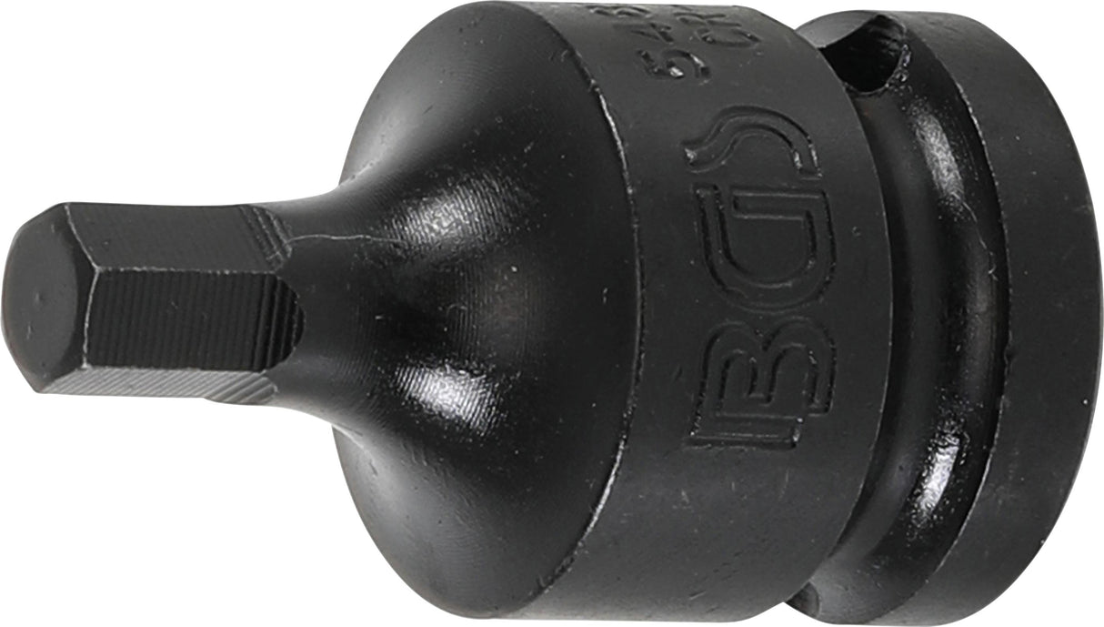 IMPACT BIT SOCKET | LENGTH 42 MM | 12.5 MM (1/2") DRIVE | INTERNAL HEXAGON 7 MM (5485-7)