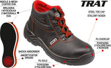 MIDDLE-CUT SAFETY SHOES S1 S.42 "TRAT" (YT-80736)