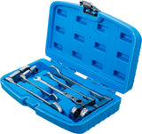 DOUBLE-JOINT RATCHET COMBINATION WRENCH SET | ADJUSTABLE | 8 - 19 MM | 5 PCS. (6181)