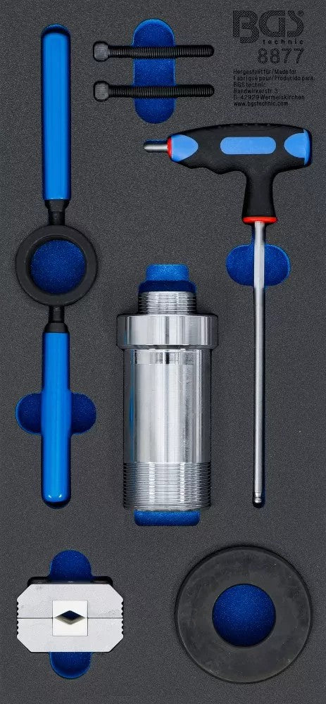 SHOCK ABSORBER TOOL KIT | FOR SHOCK ABSORBERS WITH STOP SPRING | 8 PCS. (8877)