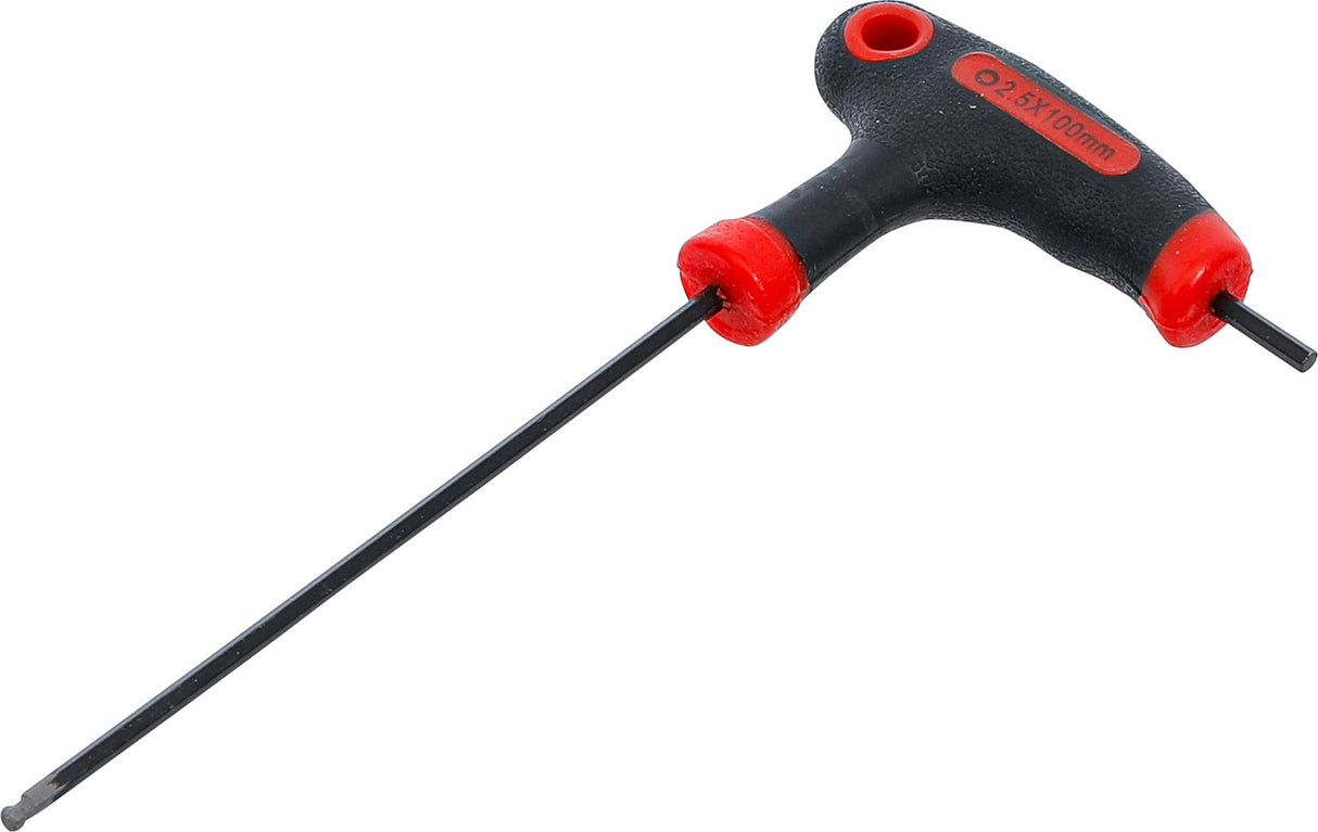 T-HANDLE L-TYPE WRENCH | INTERNAL HEXAGON / INTERNAL HEXAGON WITH BALL HEAD | 2.5 MM (7882-2.5)