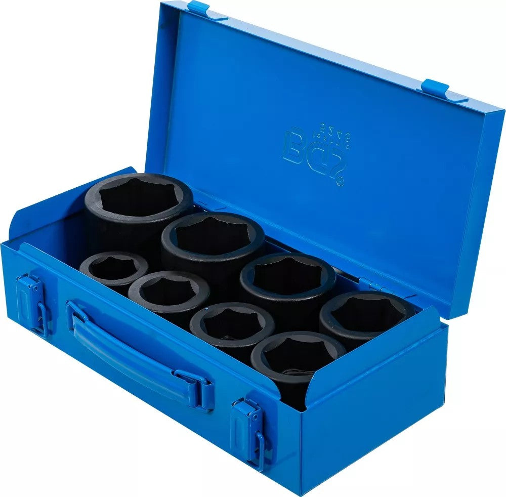 IMPACT SOCKET SET, HEXAGON | 25 MM (1") DRIVE | 27 - 50 MM | 8 PCS. (5245)