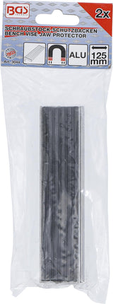 BENCH VICE JAW PROTECTORS | ALUMINIUM | 125 MM | 2 PCS. (3044)