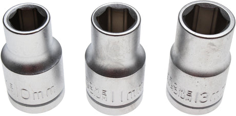 Hylsysarja | 12,5 mm (1/2") | 10 - 11 - 13 mm | 3 kpl (15123)