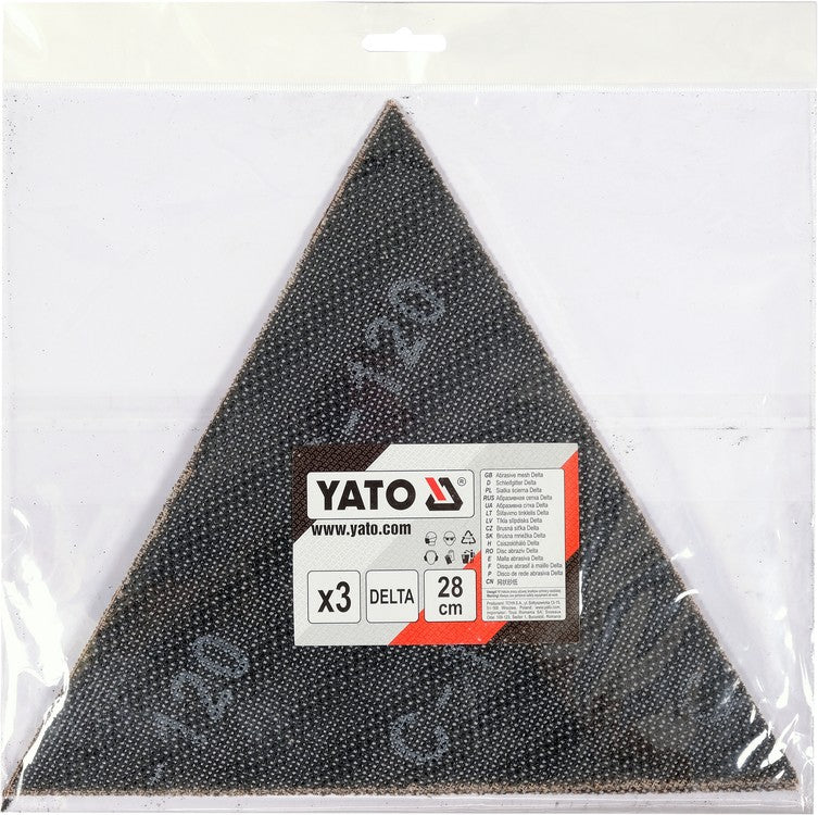 ABRASIVE MESH FOR DELTA 28CM 3PCS P120 (YT-846133)