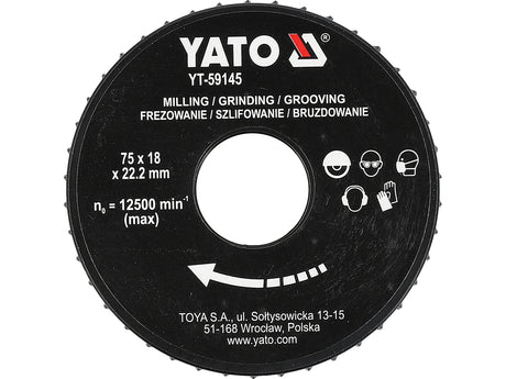 SAW RASP DISC 75MM (YT-59145)
