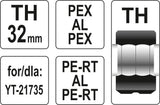 SPARE DIES FOR YT-21735 TYPE TH 32MM (YT-21747)