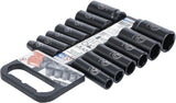 IMPACT SOCKET SET | 12.5 MM (1/2") DRIVE | 10-32 MM | 13 PCS. (95207)