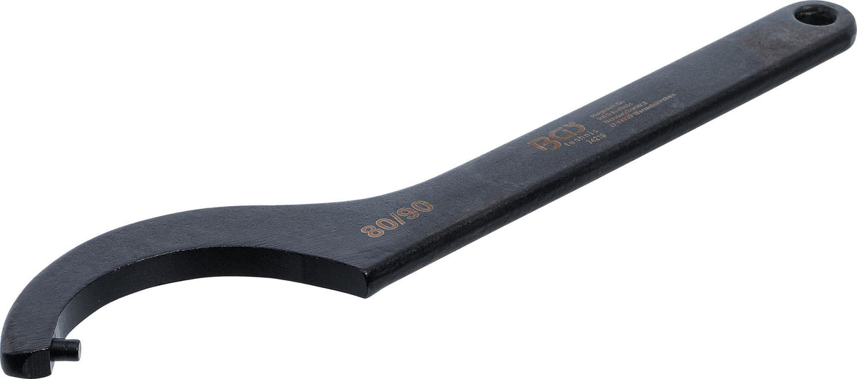 HOOK WRENCH WITH PIN | 80 - 90 MM (74219)